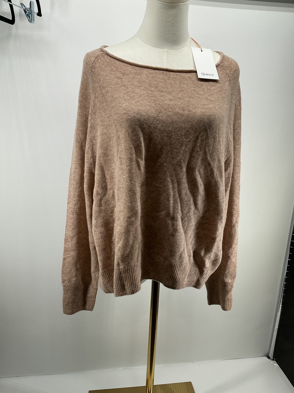 Mongolian Cashmere Boatneck Sweater